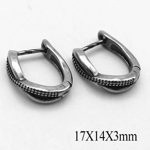 BC Wholesale Huggie Hoop Earrings Stainless Steel 316L Jewelry Earrings NO.#SJ55E1285