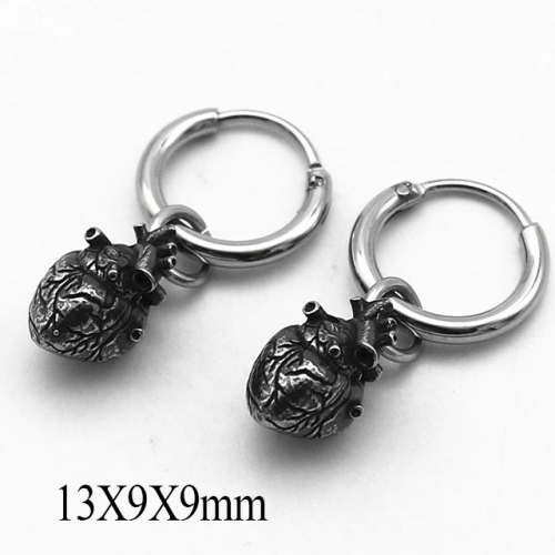 BC Wholesale Huggie Hoop Earrings Stainless Steel 316L Jewelry Earrings NO.#SJ55E1347