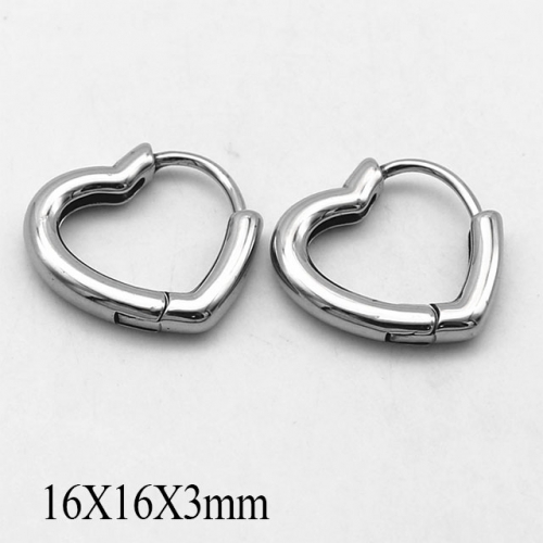 BC Wholesale Huggie Hoop Earrings Stainless Steel 316L Jewelry Earrings NO.#SJ55E1249