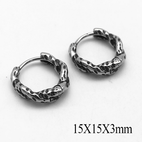 BC Wholesale Huggie Hoop Earrings Stainless Steel 316L Jewelry Earrings NO.#SJ55E1247