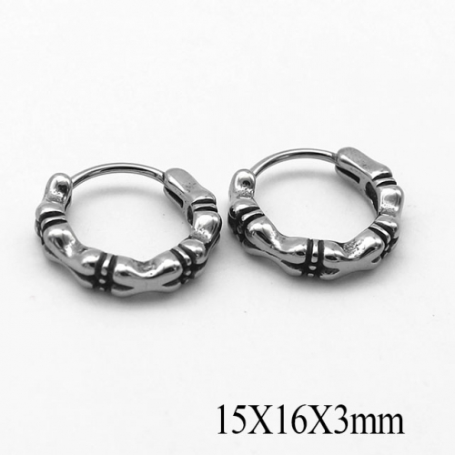 BC Wholesale Huggie Hoop Earrings Stainless Steel 316L Jewelry Earrings NO.#SJ55E1126