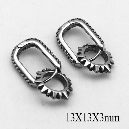 BC Wholesale Huggie Hoop Earrings Stainless Steel 316L Jewelry Earrings NO.#SJ55E1077