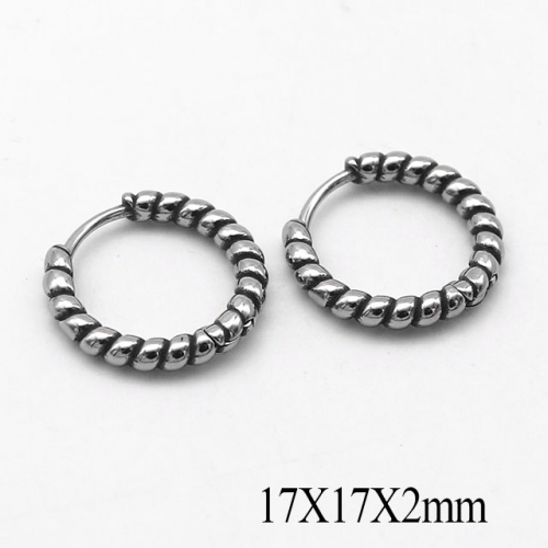 BC Wholesale Huggie Hoop Earrings Stainless Steel 316L Jewelry Earrings NO.#SJ55E1229