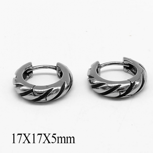 BC Wholesale Huggie Hoop Earrings Stainless Steel 316L Jewelry Earrings NO.#SJ55E0943