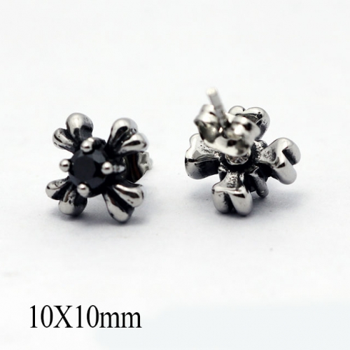 BC Wholesale Stud Earrings Stainless Steel 316L Popular Earrings NO.#SJ55EBA0214