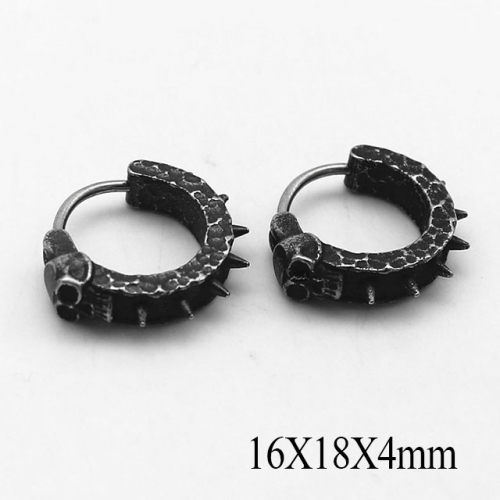 BC Wholesale Huggie Hoop Earrings Stainless Steel 316L Jewelry Earrings NO.#SJ55E1337