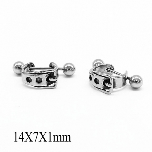 BC Wholesale Stud Earrings Stainless Steel 316L Popular Earrings NO.#SJ55E0849