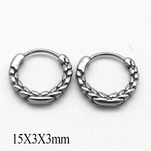 BC Wholesale Huggie Hoop Earrings Stainless Steel 316L Jewelry Earrings NO.#SJ55E1236