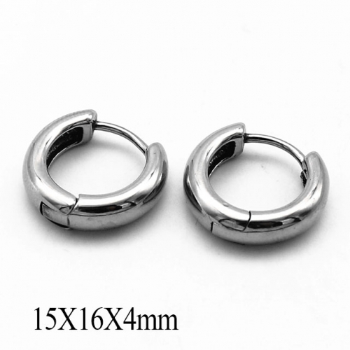 BC Wholesale Huggie Hoop Earrings Stainless Steel 316L Jewelry Earrings NO.#SJ55E1241