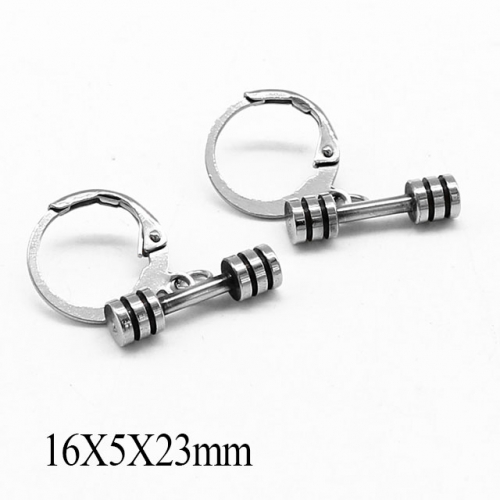 BC Wholesale Huggie Hoop Earrings Stainless Steel 316L Jewelry Earrings NO.#SJ55E0002