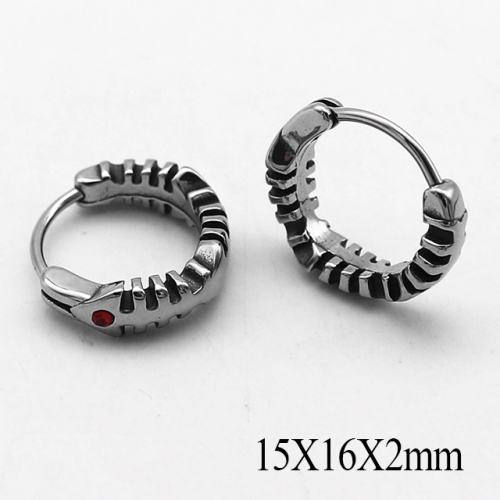 BC Wholesale Huggie Hoop Earrings Stainless Steel 316L Jewelry Earrings NO.#SJ55EB1266