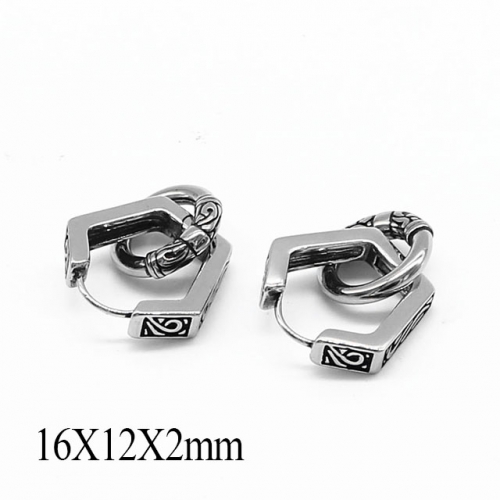 BC Wholesale Huggie Hoop Earrings Stainless Steel 316L Jewelry Earrings NO.#SJ55E0838