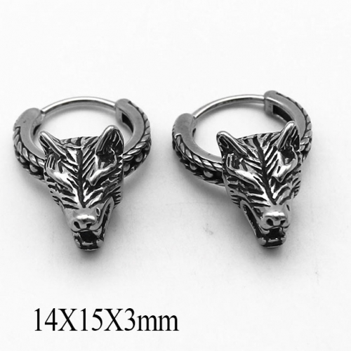BC Wholesale Huggie Hoop Earrings Stainless Steel 316L Jewelry Earrings NO.#SJ55E1173