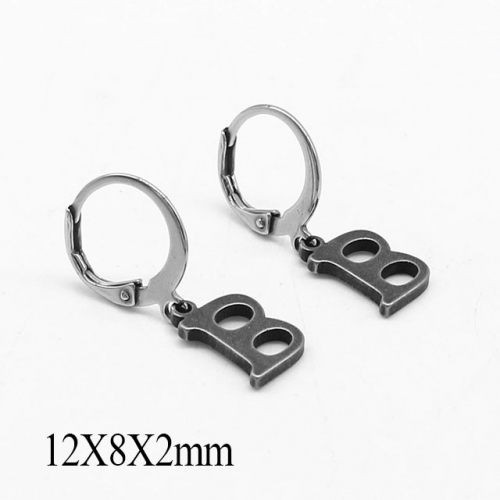 BC Wholesale Huggie Hoop Earrings Stainless Steel 316L Jewelry Earrings NO.#SJ55E0935