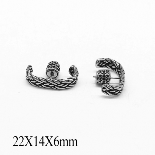 BC Wholesale Stud Earrings Stainless Steel 316L Popular Earrings NO.#SJ55E1000