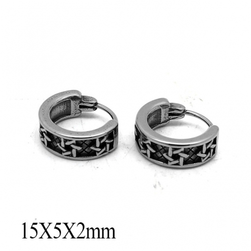 BC Wholesale Huggie Hoop Earrings Stainless Steel 316L Jewelry Earrings NO.#SJ55E1199