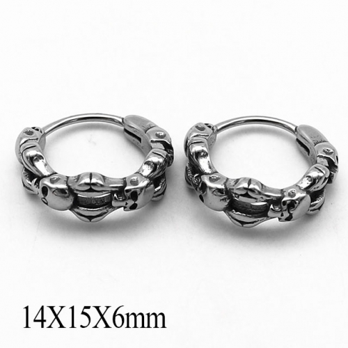 BC Wholesale Huggie Hoop Earrings Stainless Steel 316L Jewelry Earrings NO.#SJ55E1193