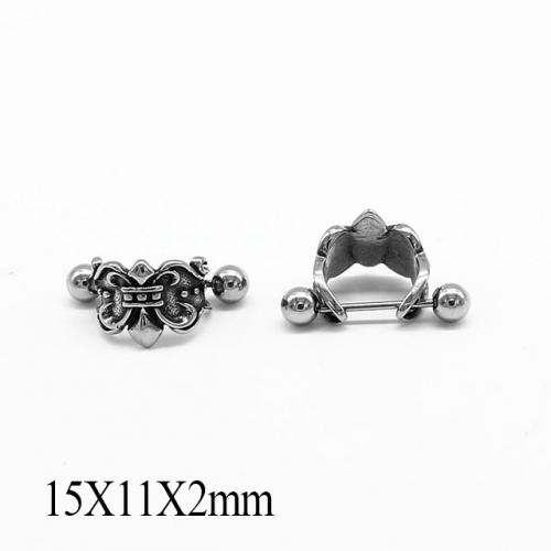 BC Wholesale Stud Earrings Stainless Steel 316L Popular Earrings NO.#SJ55E0840