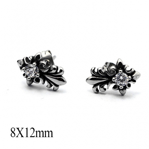 BC Wholesale Stud Earrings Stainless Steel 316L Popular Earrings NO.#SJ55EWB0557