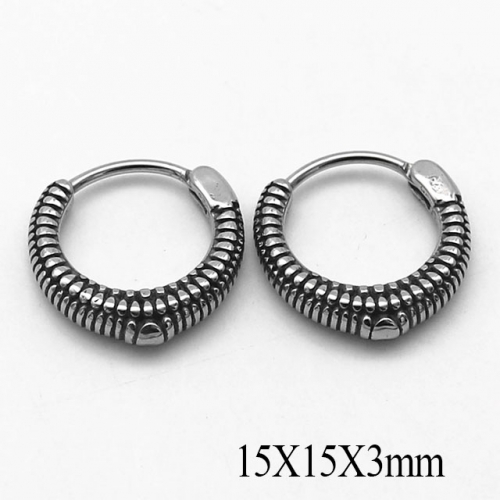 BC Wholesale Huggie Hoop Earrings Stainless Steel 316L Jewelry Earrings NO.#SJ55E1084