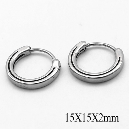 BC Wholesale Huggie Hoop Earrings Stainless Steel 316L Jewelry Earrings NO.#SJ55E1121