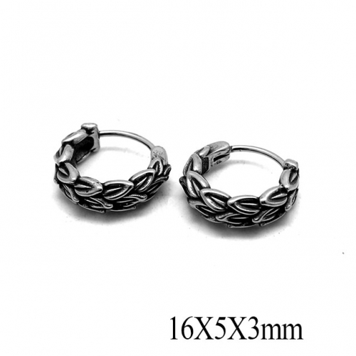BC Wholesale Huggie Hoop Earrings Stainless Steel 316L Jewelry Earrings NO.#SJ55E1152
