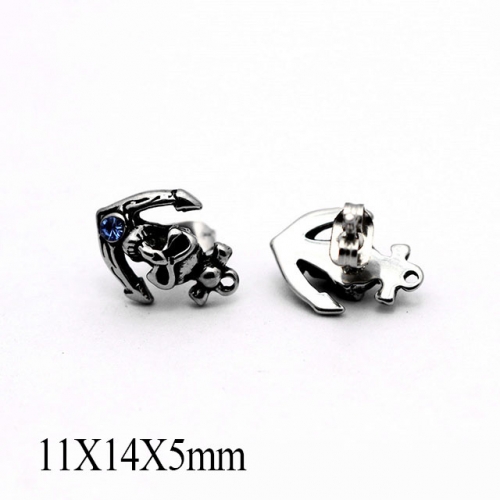 BC Wholesale Stud Earrings Stainless Steel 316L Popular Earrings NO.#SJ55EBA0176