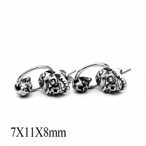 BC Wholesale Stud Earrings Stainless Steel 316L Popular Earrings NO.#SJ55EWC0087