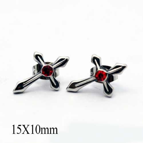 BC Wholesale Stud Earrings Stainless Steel 316L Popular Earrings NO.#SJ55ERA0293