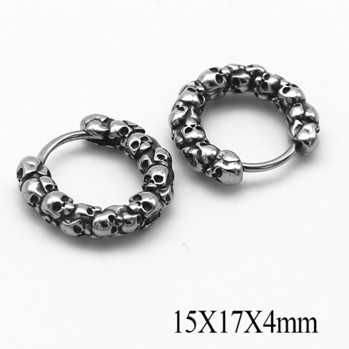 BC Wholesale Huggie Hoop Earrings Stainless Steel 316L Jewelry Earrings NO.#SJ55E1263
