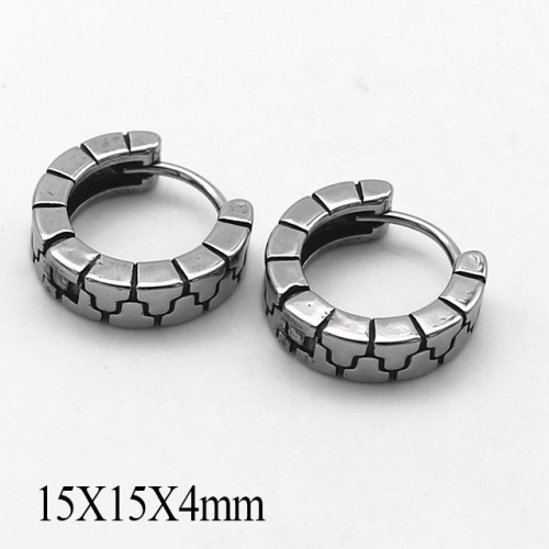 BC Wholesale Huggie Hoop Earrings Stainless Steel 316L Jewelry Earrings NO.#SJ55E1286