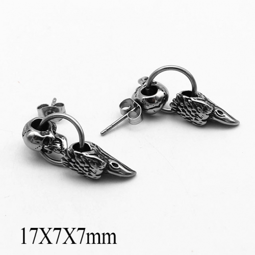 BC Wholesale Stud Earrings Stainless Steel 316L Popular Earrings NO.#SJ55E1238