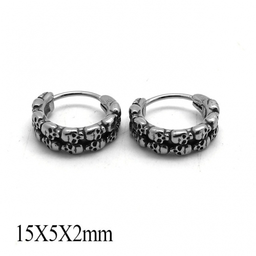 BC Wholesale Huggie Hoop Earrings Stainless Steel 316L Jewelry Earrings NO.#SJ55E1233