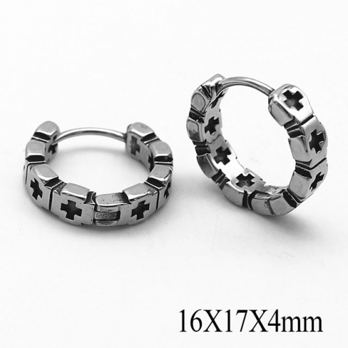 BC Wholesale Huggie Hoop Earrings Stainless Steel 316L Jewelry Earrings NO.#SJ55E1230