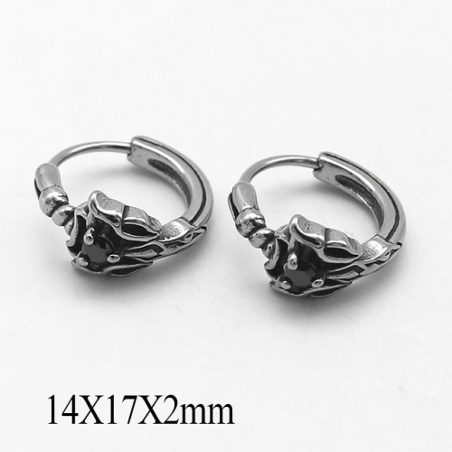 BC Wholesale Huggie Hoop Earrings Stainless Steel 316L Jewelry Earrings NO.#SJ55E1335