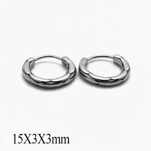 BC Wholesale Huggie Hoop Earrings Stainless Steel 316L Jewelry Earrings NO.#SJ55E1211