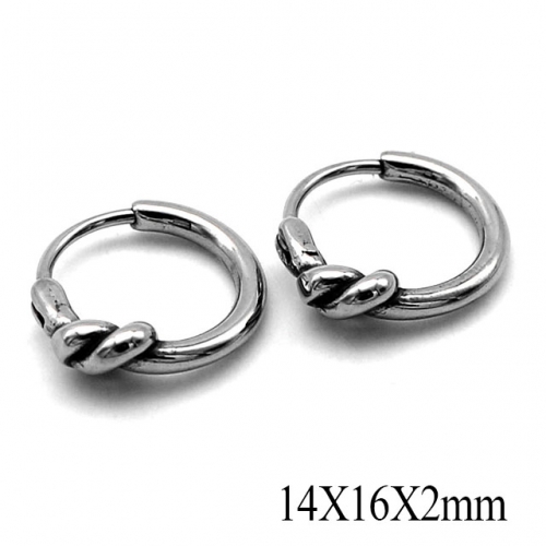 BC Wholesale Huggie Hoop Earrings Stainless Steel 316L Jewelry Earrings NO.#SJ55E1061