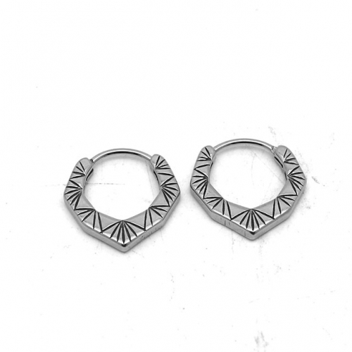 BC Wholesale Huggie Hoop Earrings Stainless Steel 316L Jewelry Earrings NO.#SJ55E1161