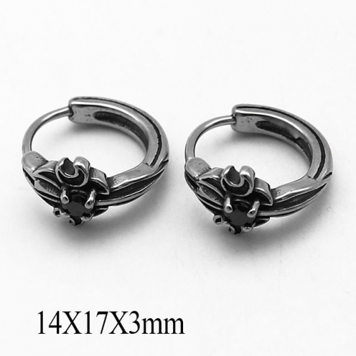 BC Wholesale Huggie Hoop Earrings Stainless Steel 316L Jewelry Earrings NO.#SJ55E1333