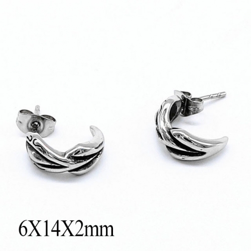 BC Wholesale Stud Earrings Stainless Steel 316L Popular Earrings NO.#SJ55E0160