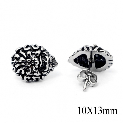 BC Wholesale Stud Earrings Stainless Steel 316L Popular Earrings NO.#SJ55EWD0170