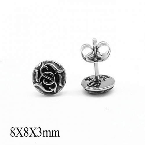 BC Wholesale Stud Earrings Stainless Steel 316L Popular Earrings NO.#SJ55E0825