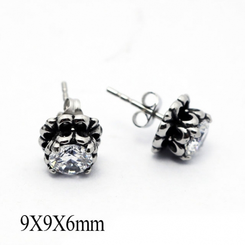 BC Wholesale Stud Earrings Stainless Steel 316L Popular Earrings NO.#SJ55EWB0196