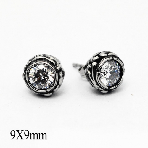 BC Wholesale Stud Earrings Stainless Steel 316L Popular Earrings NO.#SJ55EWB0413