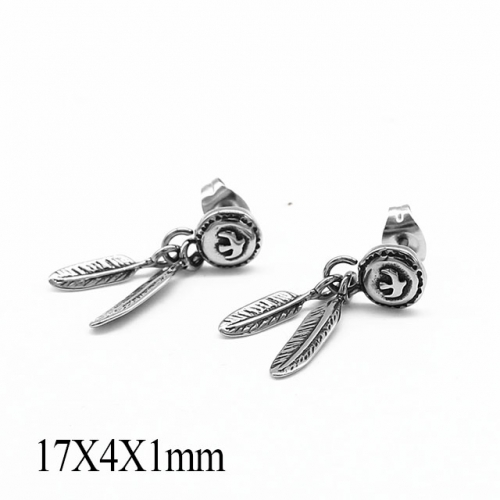 BC Wholesale Stud Earrings Stainless Steel 316L Popular Earrings NO.#SJ55E0831