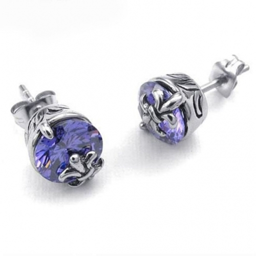 BC Wholesale Stud Earrings Stainless Steel 316L Popular Earrings NO.#SJ55EPD224SL