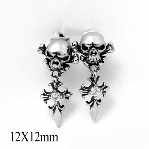 BC Wholesale Stud Earrings Stainless Steel 316L Popular Earrings NO.#SJ55EWB0424