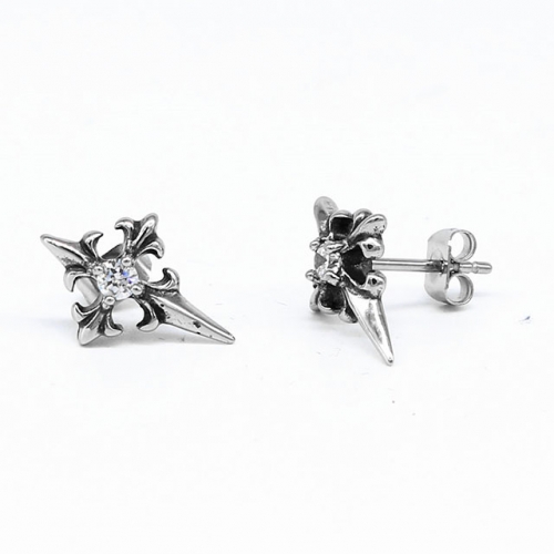 BC Wholesale Stud Earrings Stainless Steel 316L Popular Earrings NO.#SJ55EWB0735