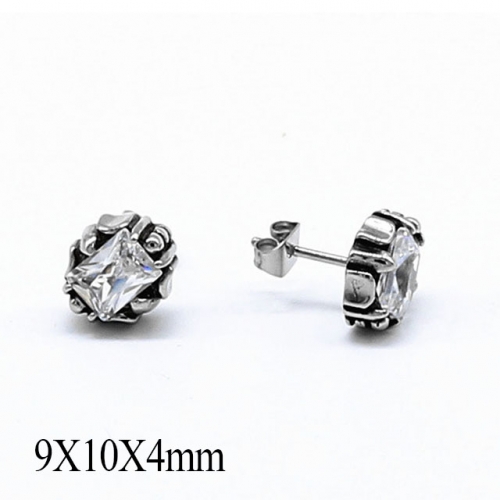 BC Wholesale Stud Earrings Stainless Steel 316L Popular Earrings NO.#SJ55EWB0273