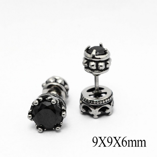 BC Wholesale Stud Earrings Stainless Steel 316L Popular Earrings NO.#SJ55EBA0318